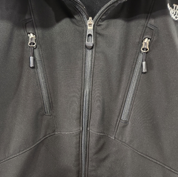 Essential THE NORTH FACE Black Apex Water Resistant Shell Overcoat w/ Hood sz S - Picture 4 of 14